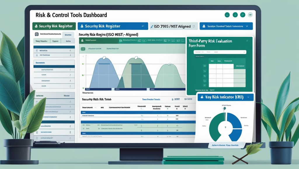 Security Risk Register (ISO 27005 / NIST-aligned) Third-Party Risk Evaluation Form Key Risk Indicator (KRI) Tracker
