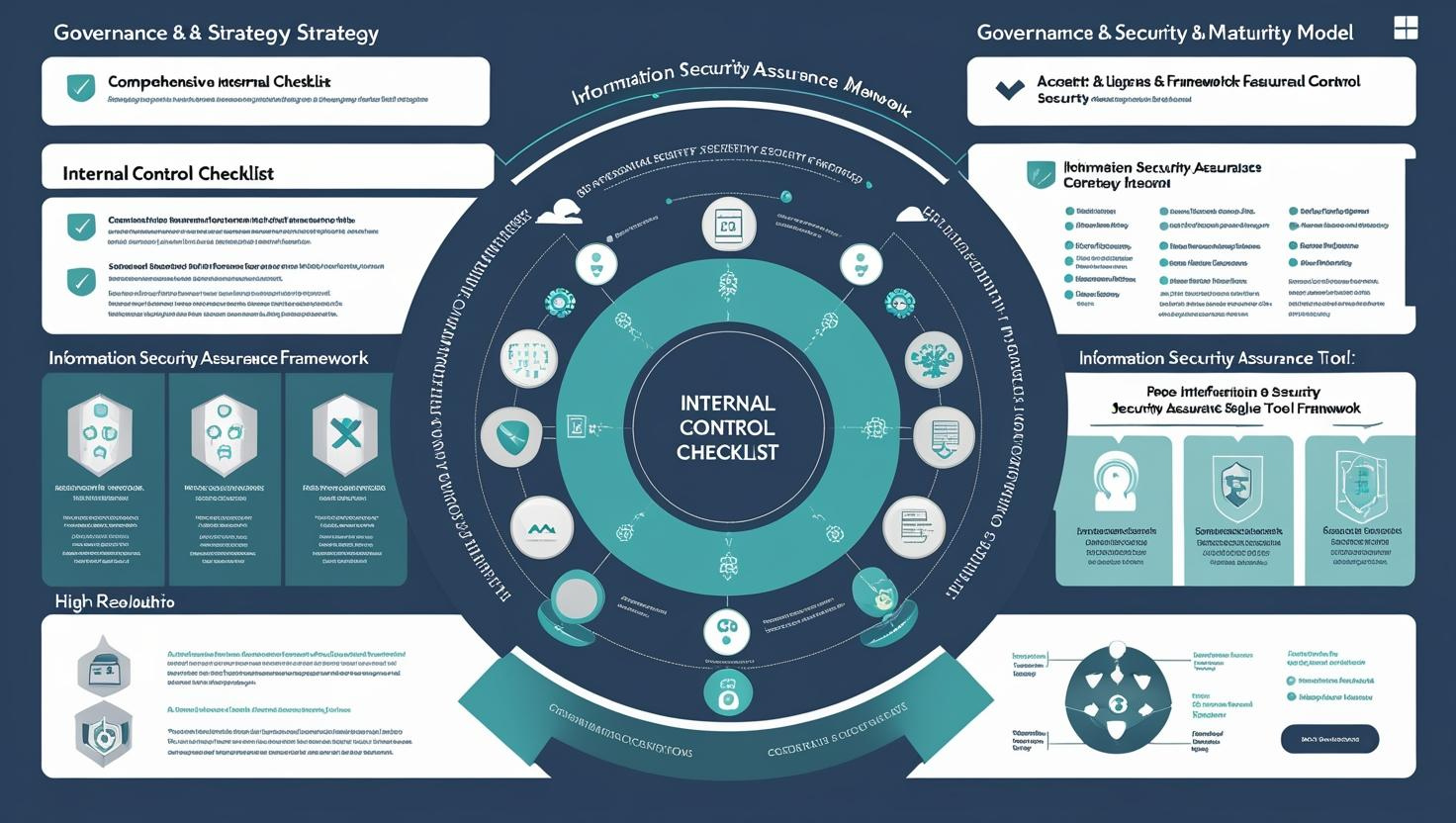 Security Maturity Model Tool Internal Control Checklist Information Security Assurance Framework